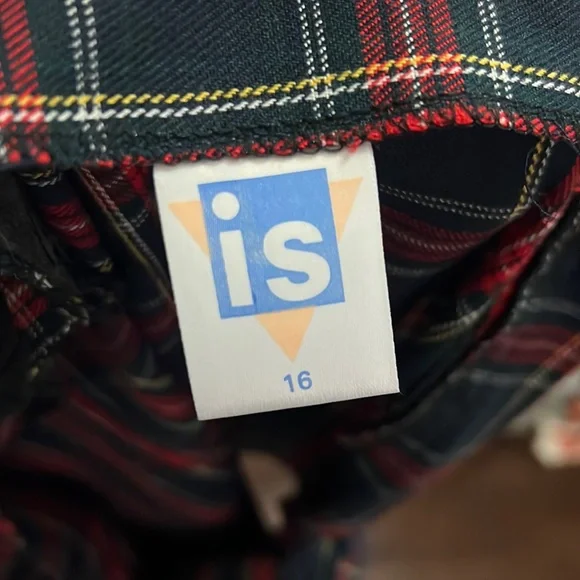 Vintage Tartan Plaid Mini Skirt Size Large - Picture 5 of 15